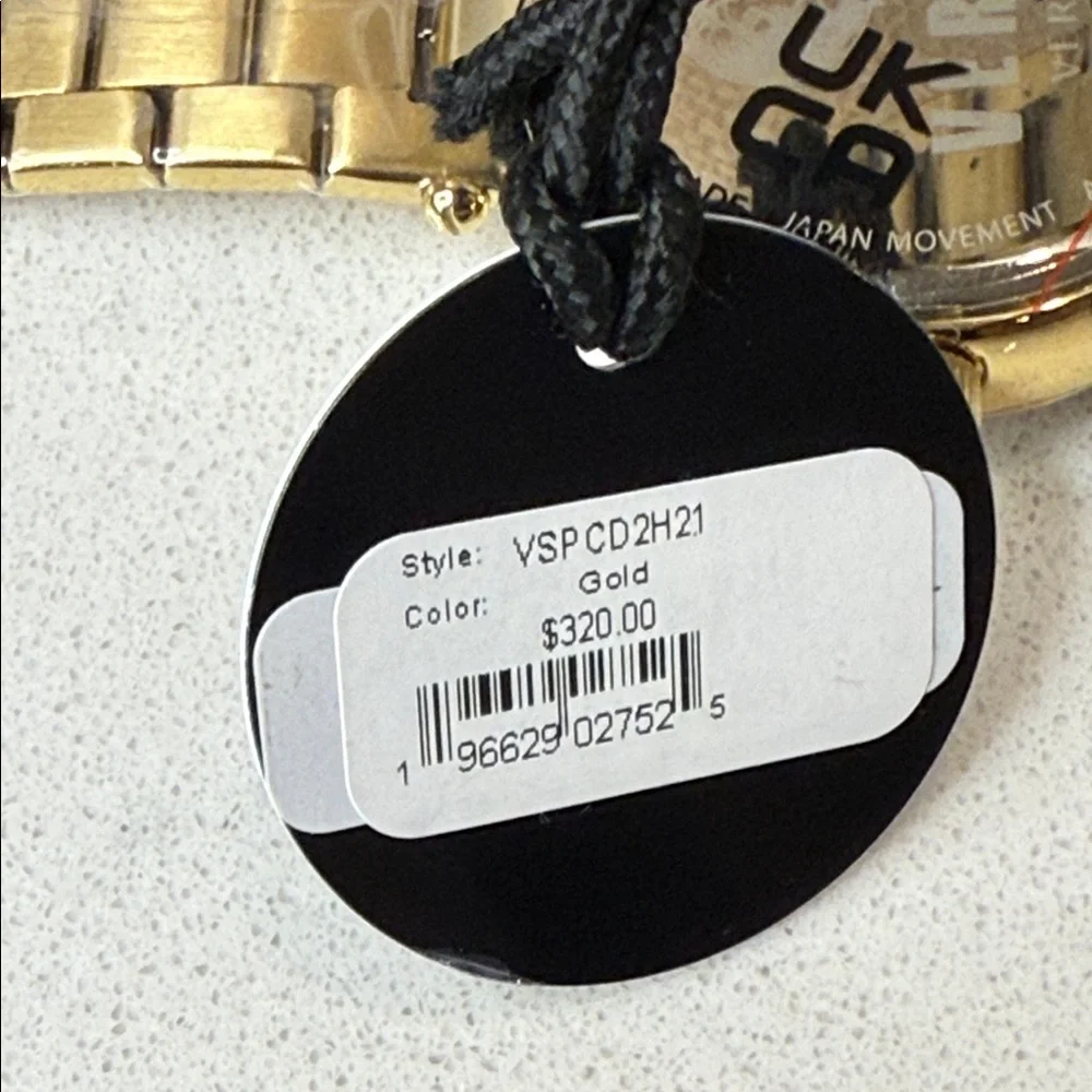 Versus Versace Women's Quartz Covent Garden Gold-Tone Stainless Steel Bracelet